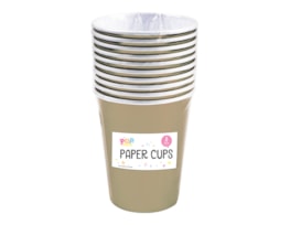 Wholesale Metallic Paper Cups 8Pk PDQ