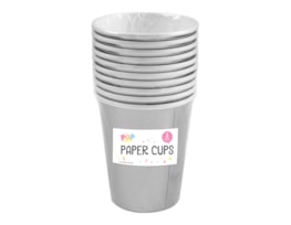 Wholesale Metallic Paper Cups 8Pk PDQ