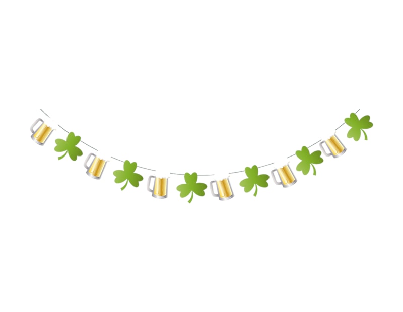 Wholesale St Patricks Day foil banner 3.65