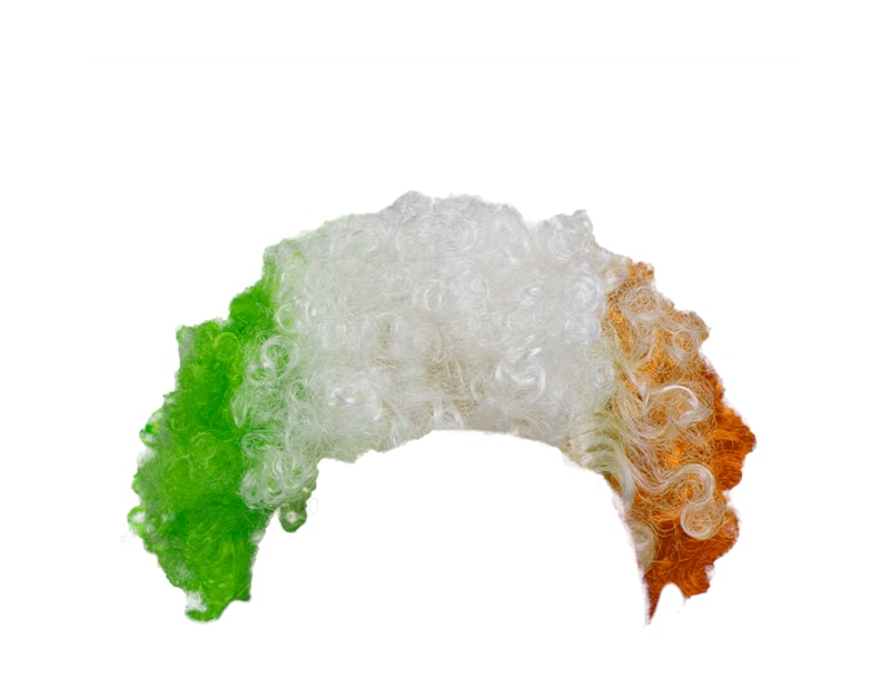 Wholesale Irish Tricolour Afro Wig