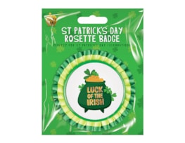 Wholesale St Patricks Day rosette Badge