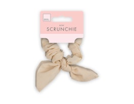 Wholesale Textured Fabric Scrunchie with Bow