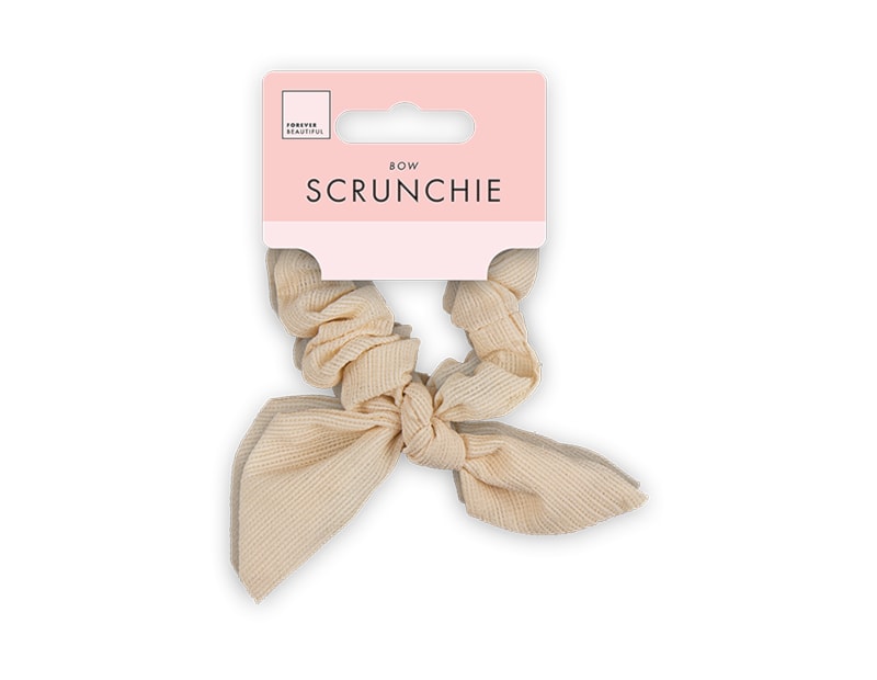 Wholesale Textured Fabric Scrunchie with Bow