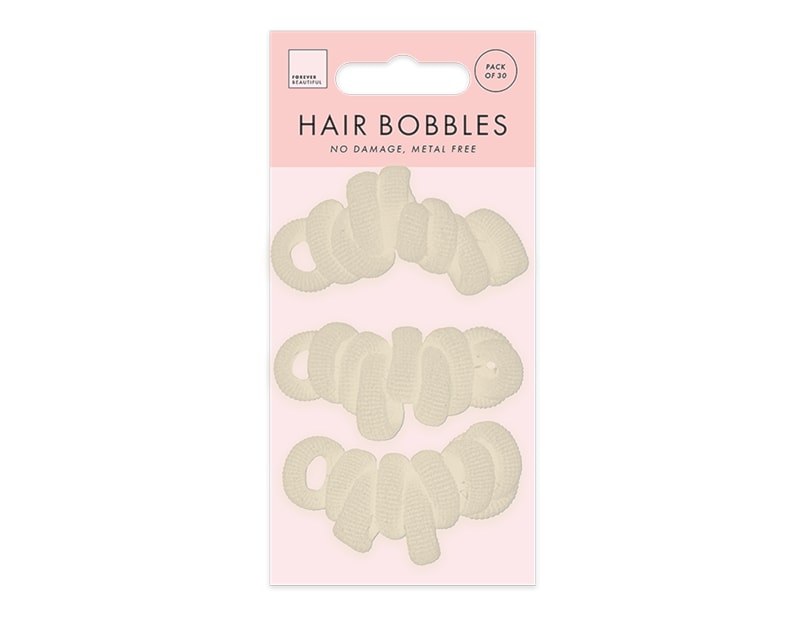 Wholesale Mini Rolled Hair Bobbles 30pk