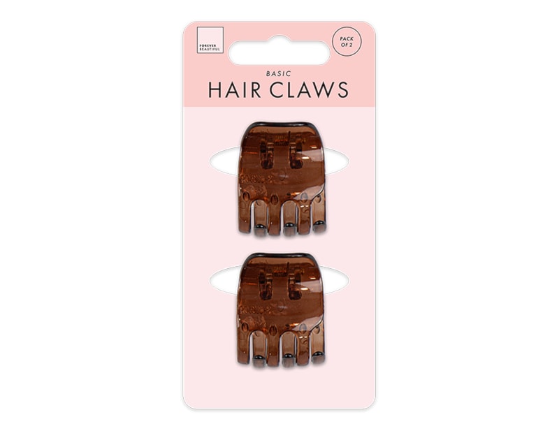 Wholesale Small Hair Claws 2pk