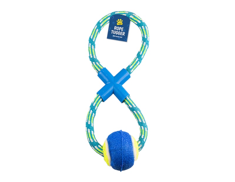 Wholesale Rope Dog Pull & Tug Toy With Ball