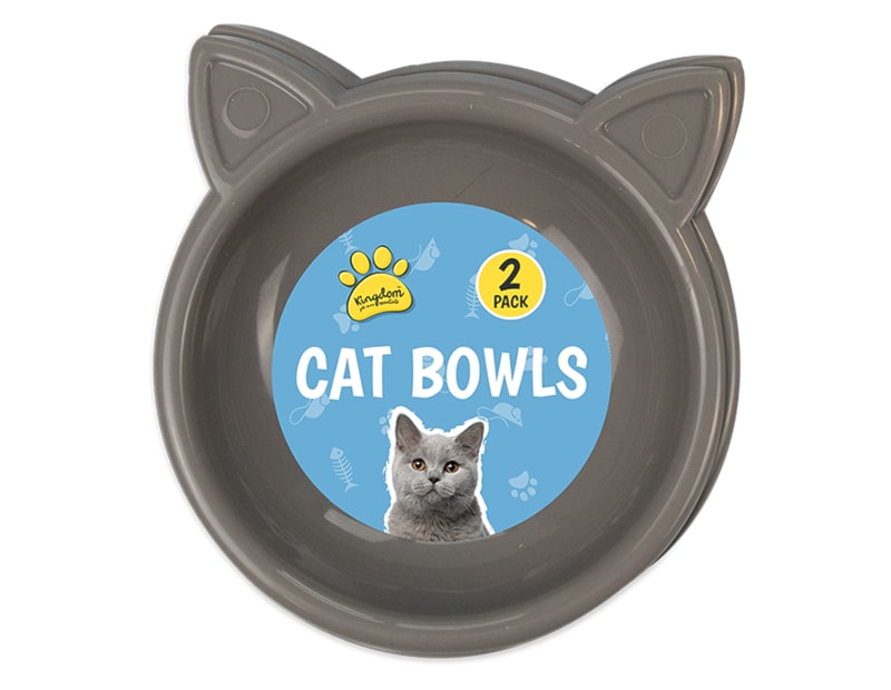 Cat Bowls 2pk - Trend 17cm