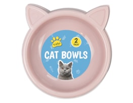 Cat Bowls 2pk - Trend 17cm