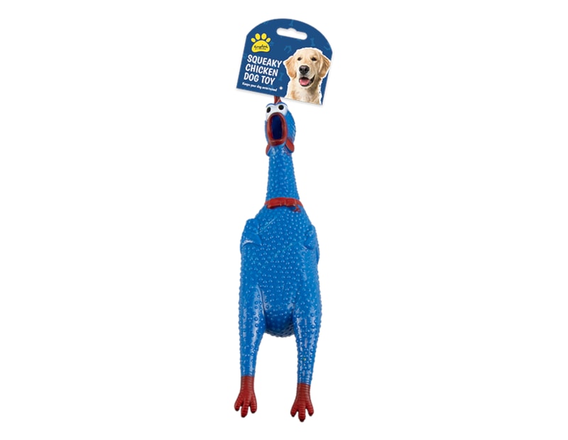 Squeaky Chicken Dog Toy