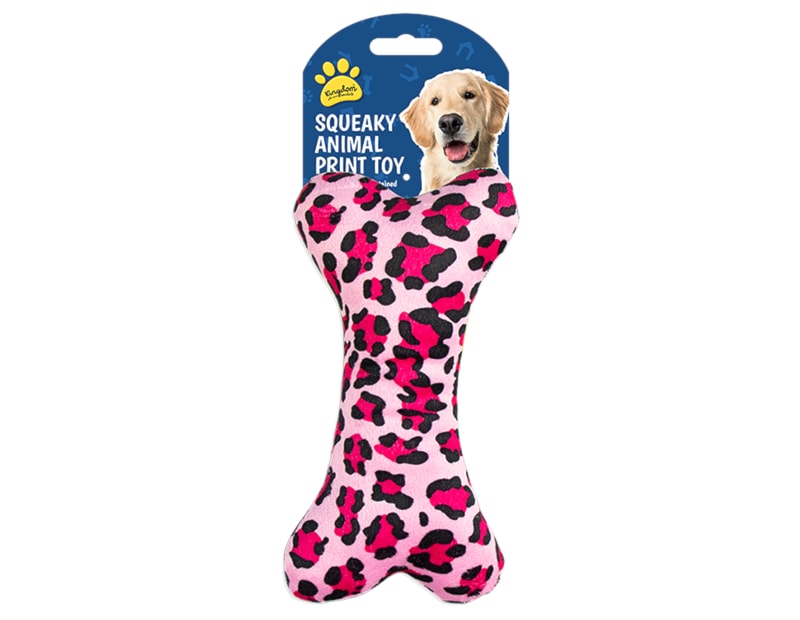 Wholesale Animal print squeaky dog toy | Gem imports Ltd.