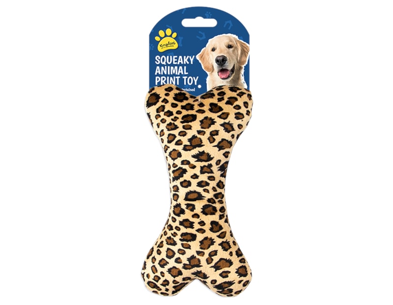 Wholesale Animal print squeaky dog toy | Gem imports Ltd.