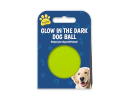 Wholesale glow in the dark dog ball