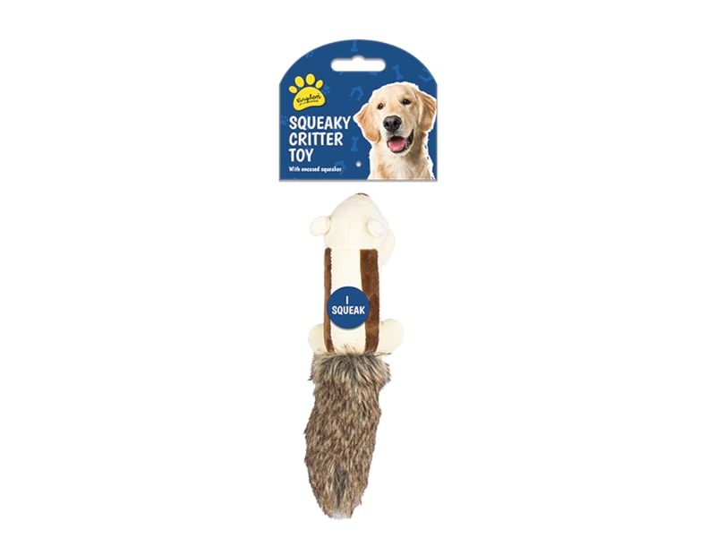 Squeaky Critter Dog Toy