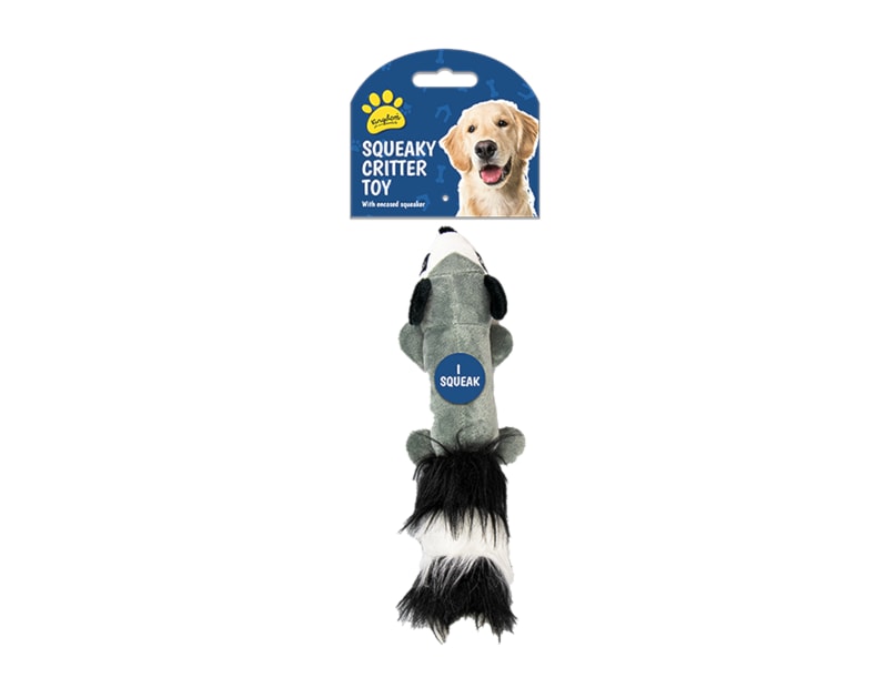 Squeaky Critter Dog Toy