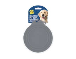 Collapsible Pet Bowl With Clip 15cm