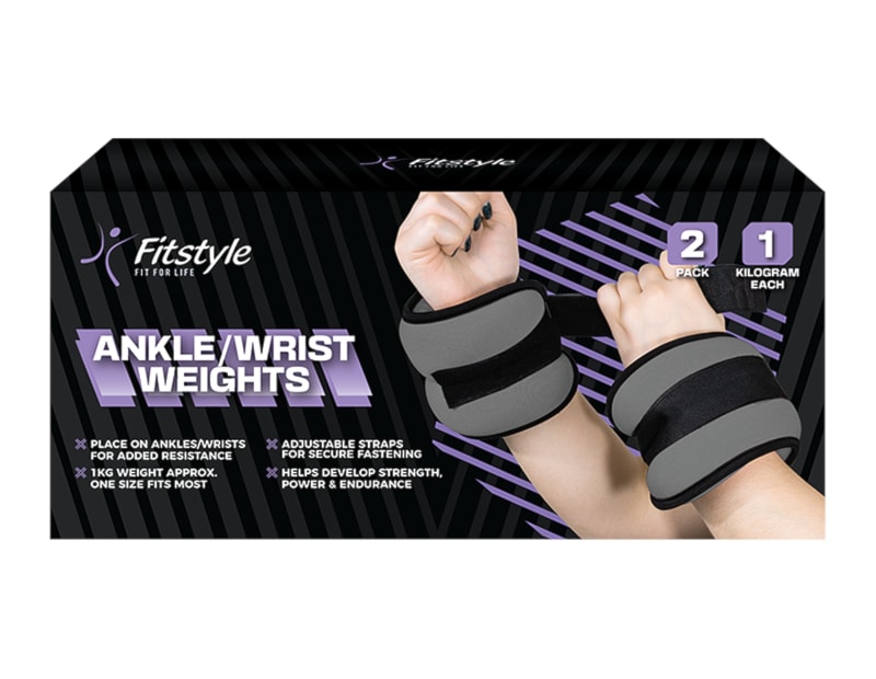 Wholesale Wrist/Ankle Weights 1KG 2pk