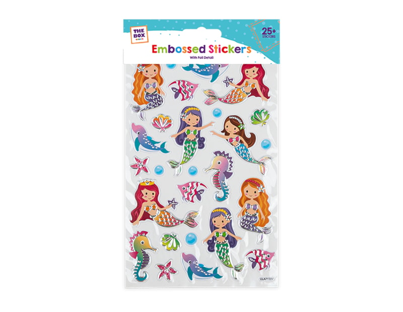 Wholesale Girls Embossed Foil Detail Stickers