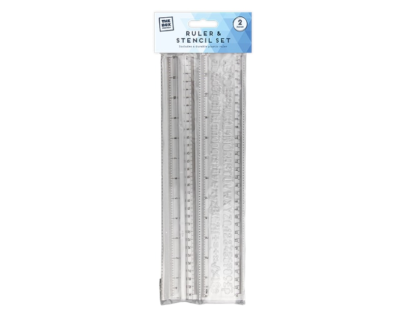 Wholesale Ruler and stencil set 2pk | Gem imports Ltd.