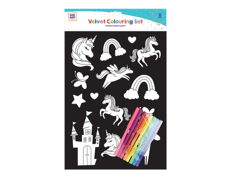 Wholesale velvet art & 8 felt tips