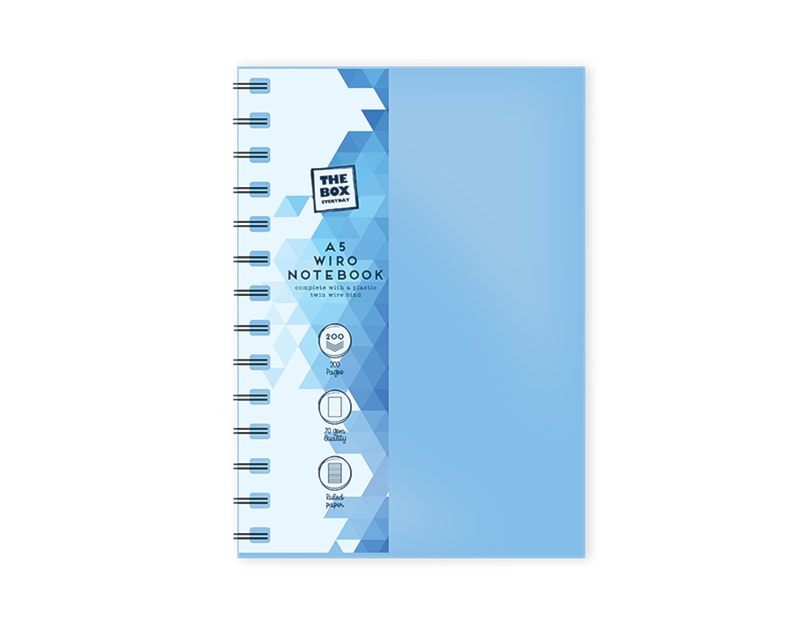 Wholesale A5 Wiro PP Cover Notebook