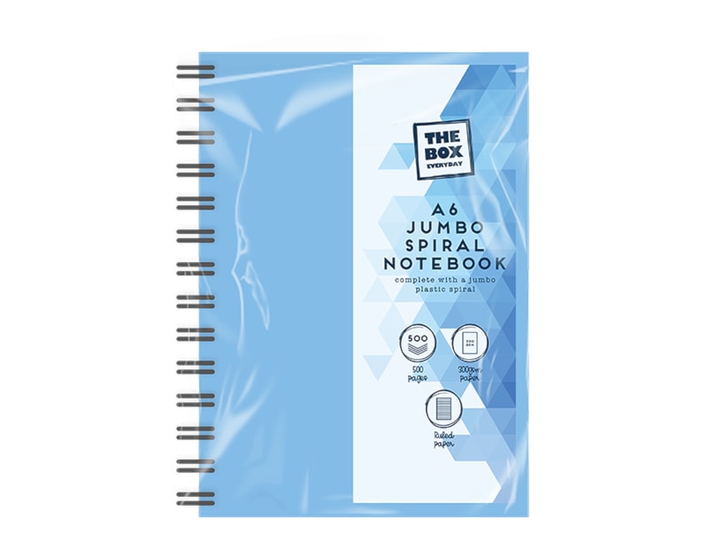 Wholesale A6 Jumbo Spiral Notebook