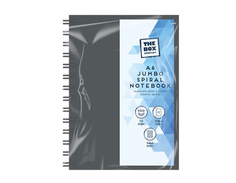 Wholesale A6 Jumbo Spiral Notebook