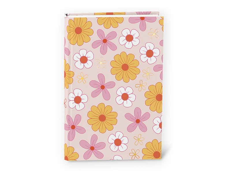 Wholesale A5 Foil Casebound Notebook PDQ