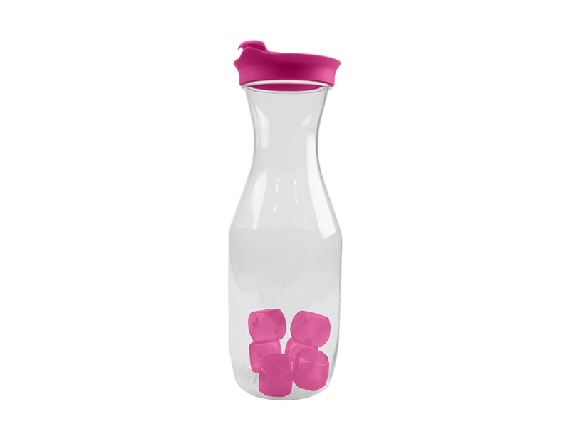 Wholesale 1L  Plastic Carafe with Ice cubes