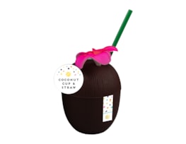 Wholesale coconut cup with straw | Gem imports Ltd.