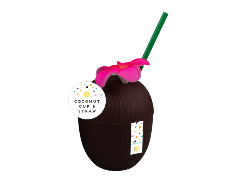 Wholesale coconut cup with straw | Gem imports Ltd.