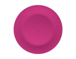 Bright Plastic Dinner Plate Dia 25cm 4pk