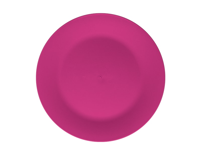 Bright Plastic Dinner Plate Dia 25cm 4pk