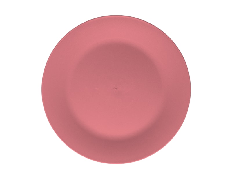 Bright Plastic Dinner Plate Dia 25cm 4pk