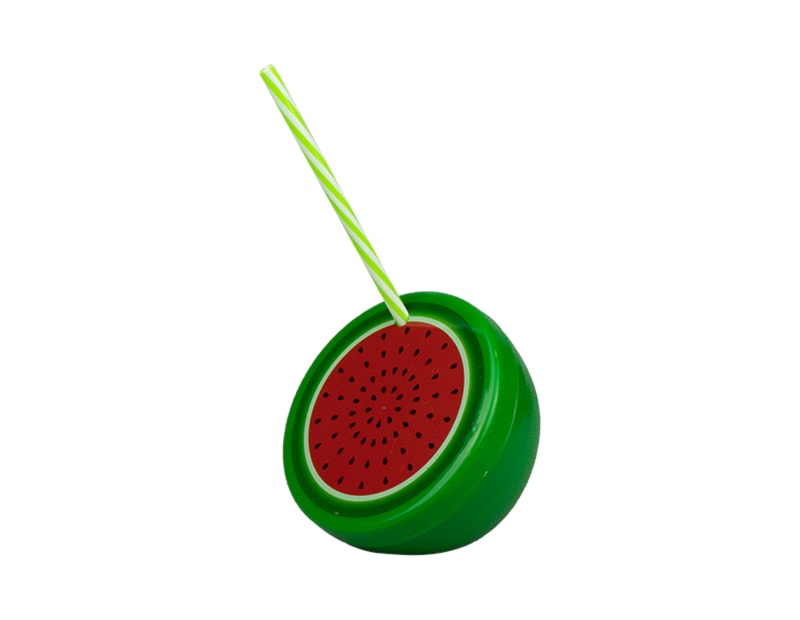 Fruit Printed Tumbler With Straw 450ml