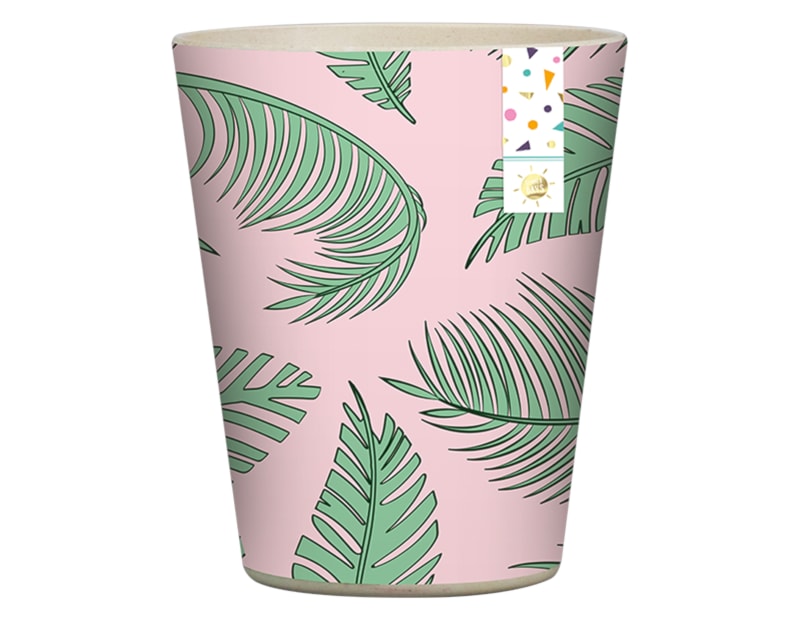 Summer Party Leaf Bamboo Tumbler| Gem imports Ltd