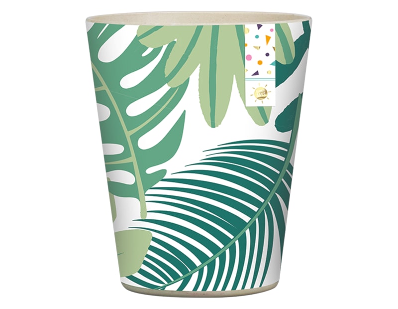 Summer Party Leaf Bamboo Tumbler| Gem imports Ltd