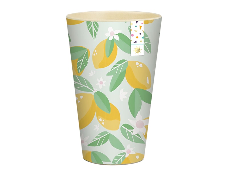 Summer Party Fruit Tall Printed Bamboo Tumbler