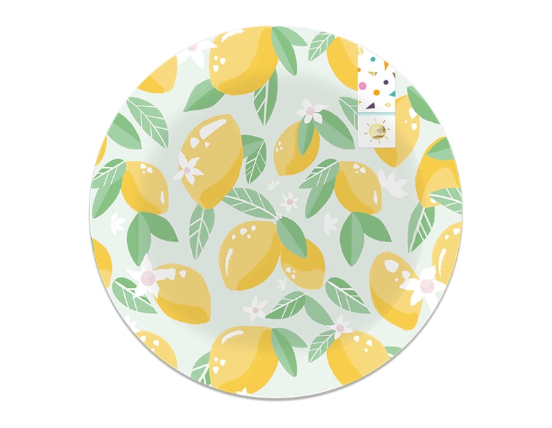 Wholesale Summer Party Fruit Bamboo Printed Dinner Plate