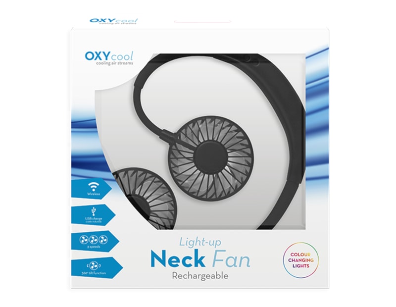 Wholesale Portable Neck Fan With Lights