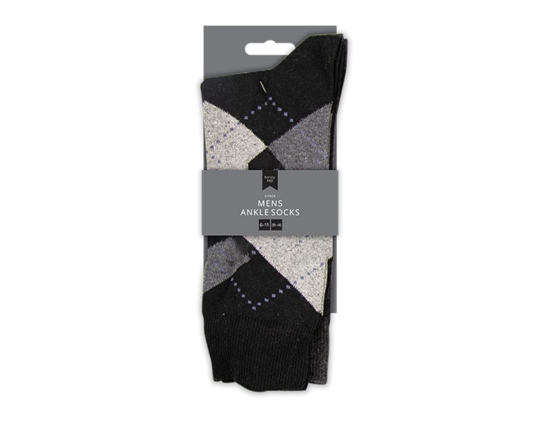 Wholesale Mens Argyle Socks 5 Pair