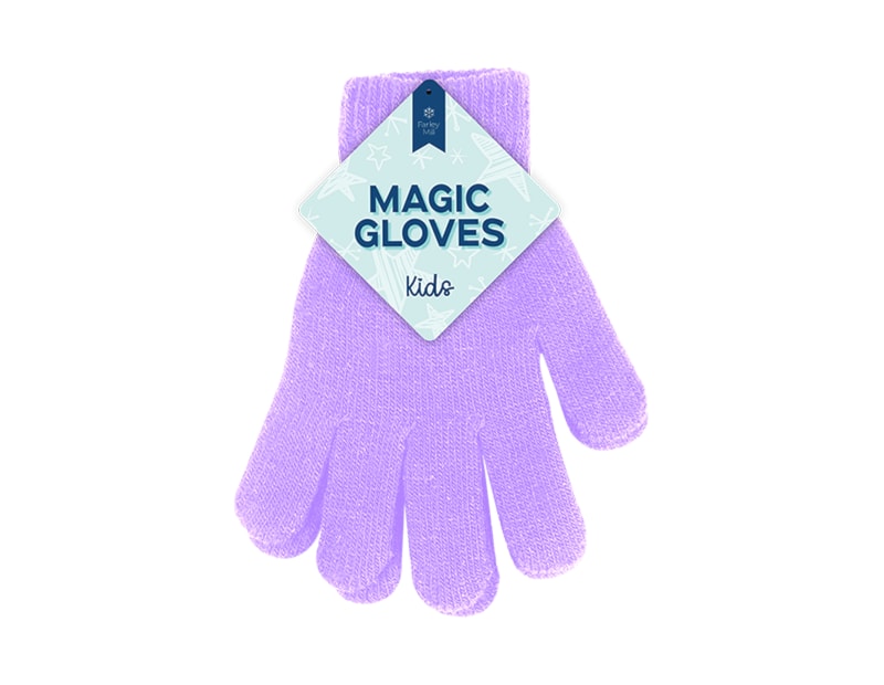 Kids Plain Magic Gloves