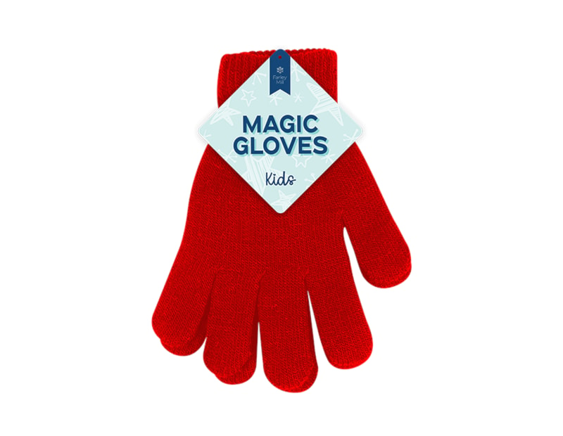 Wholesale Kids Plain Magic Gloves