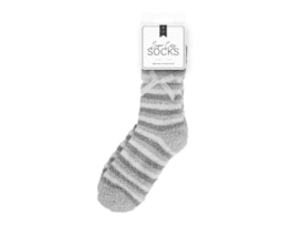 Wholesale Ladies Cozy Stripe Socks