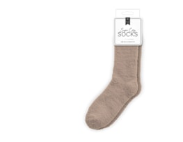 Wholesale Ladies Cozy Plain Socks