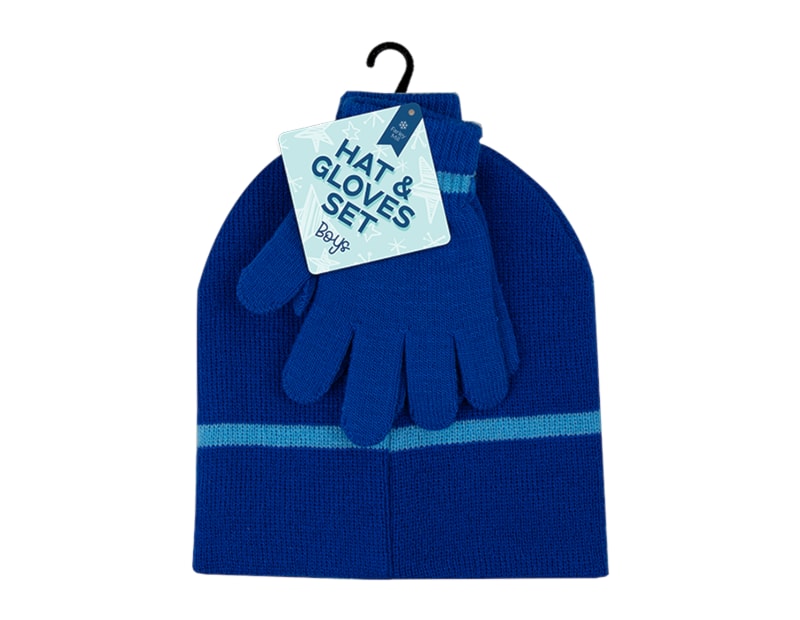 Wholesale Boys Beanie Hat & Gloves Sets