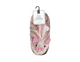 Wholesale Ladies Sherpa Animal Slippers