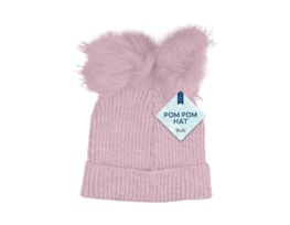 Wholesale Kids Pom Pom Hat With Metallic Thread