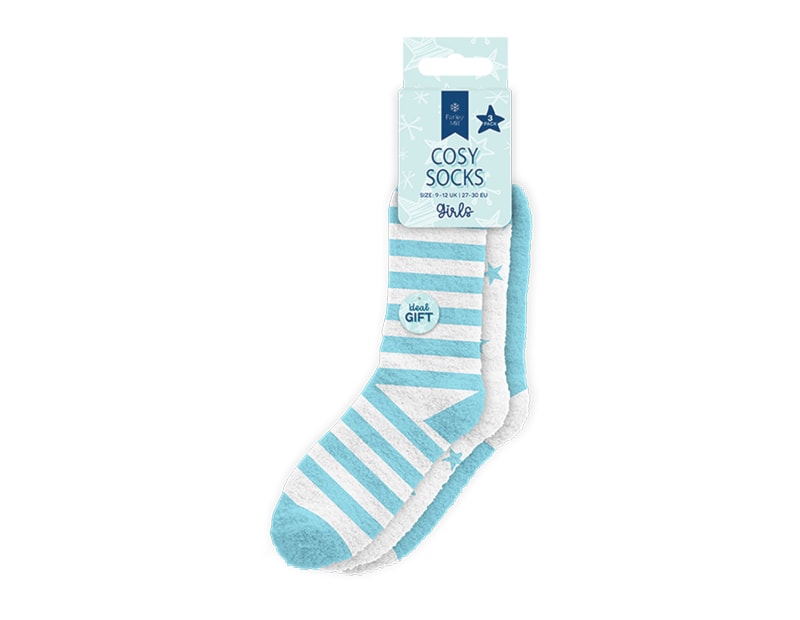 Wholesale Girls cosy socks 3 pairs