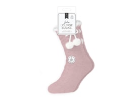 Wholesale Chenille Cable Lounge Socks with Grippers