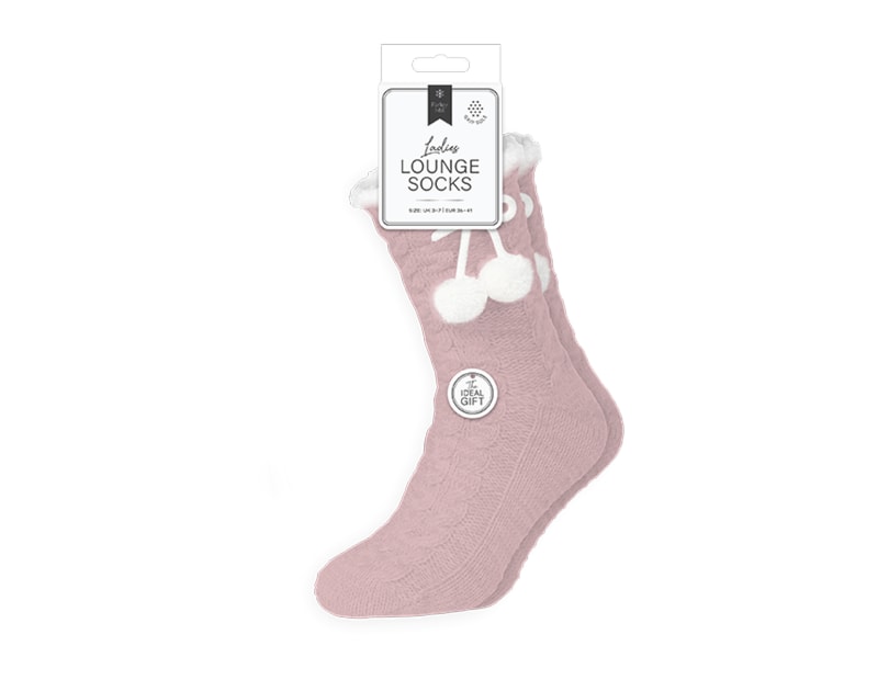 Wholesale Chenille Cable Lounge Socks with Grippers